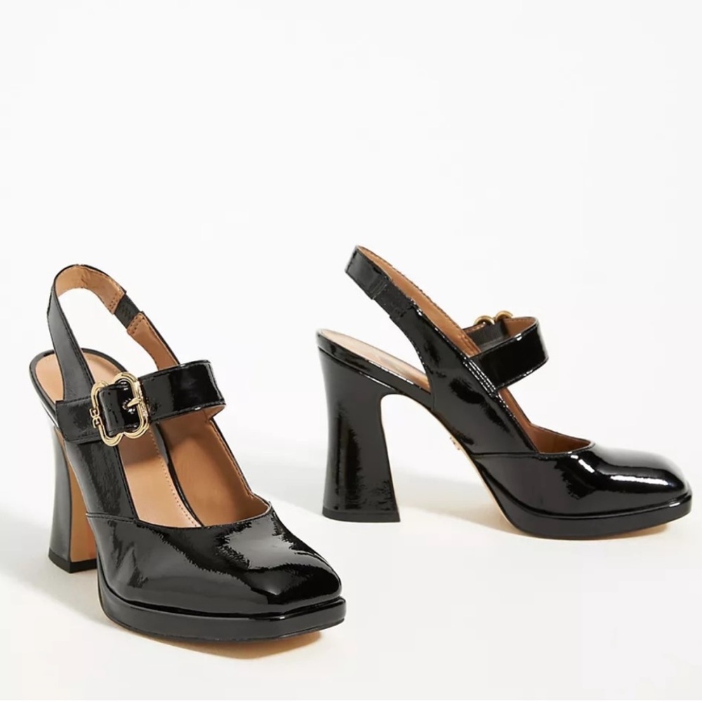 Sam Edelman Black Patent Leather Heels